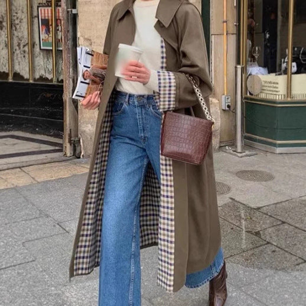 Linette Refined Oversized Long Trench Coat