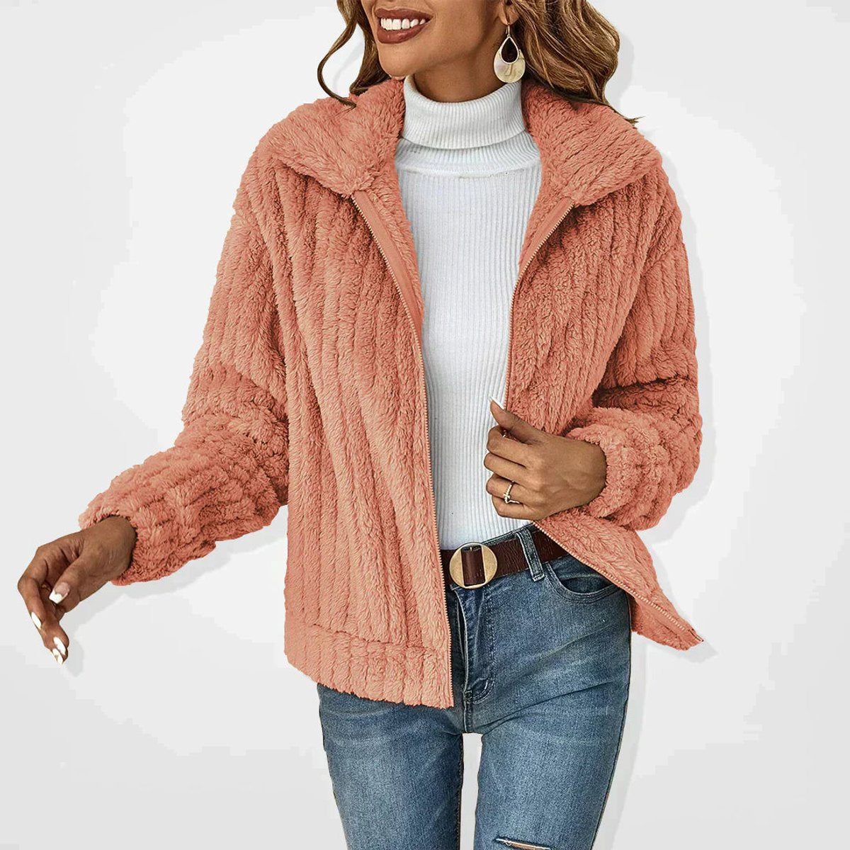 Charis Cozy Zip-Up Jacket