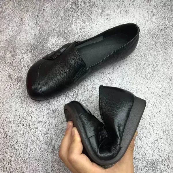 Phyllis soft knot-front loafers flexible