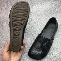 Phyllis soft knot-front loafers sole