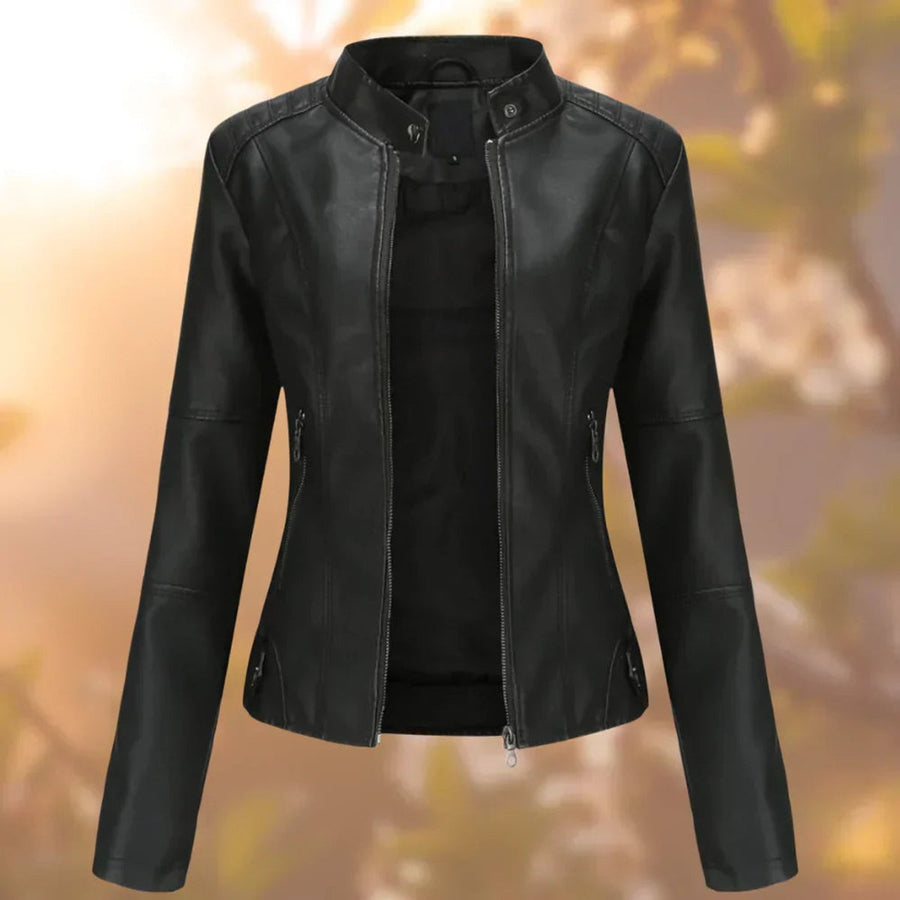 Romilly Slim-Fit Zip-Up Moto Jacket