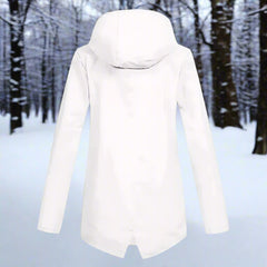 Sunniva Hooded Longline Zip-Up Jacket