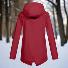 Sunniva Hooded Longline Zip-Up Jacket